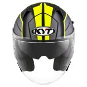 KYT NF-J - Motion matt yellow  "XS" a "M"